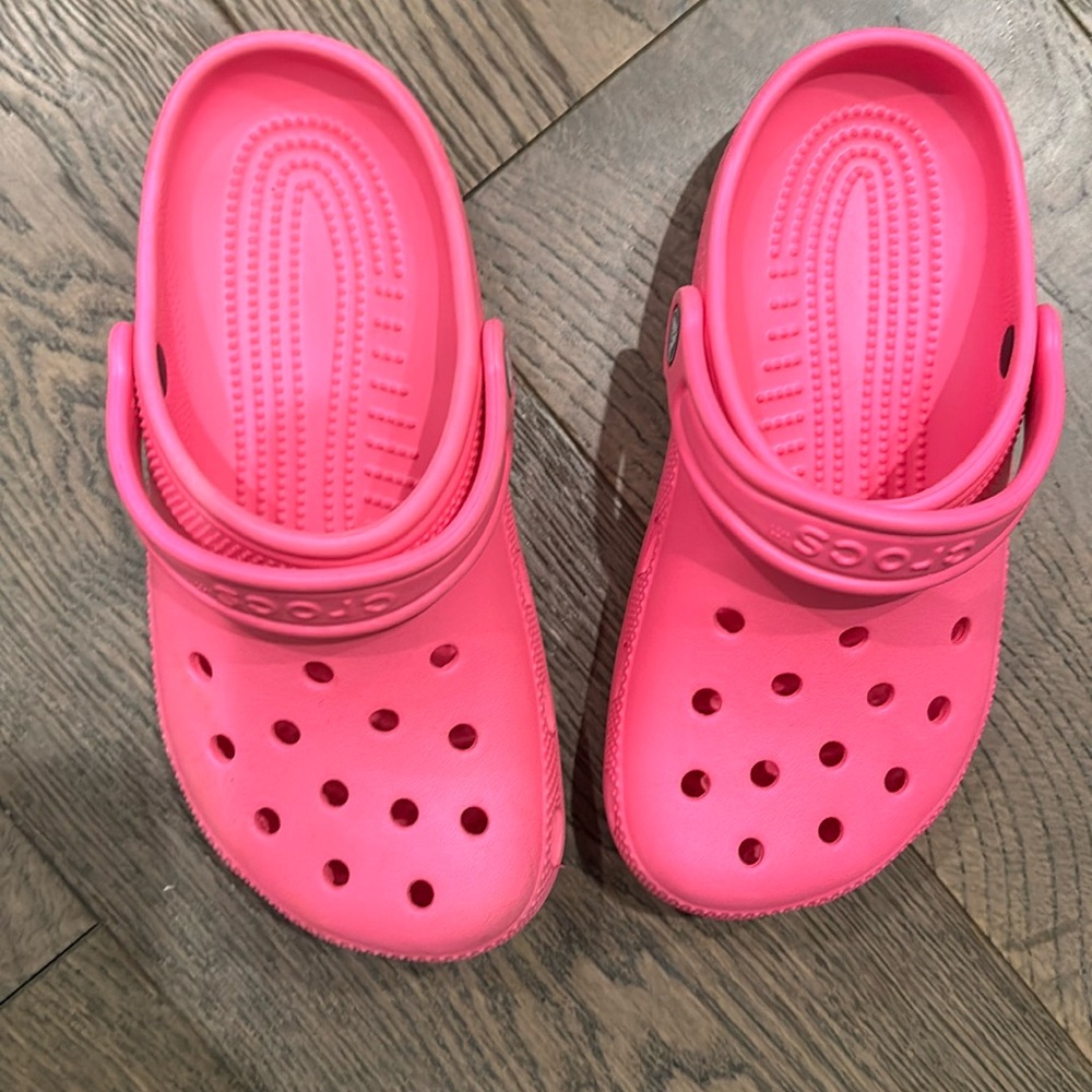 Kids crocs. Worn once.  Outgrown.